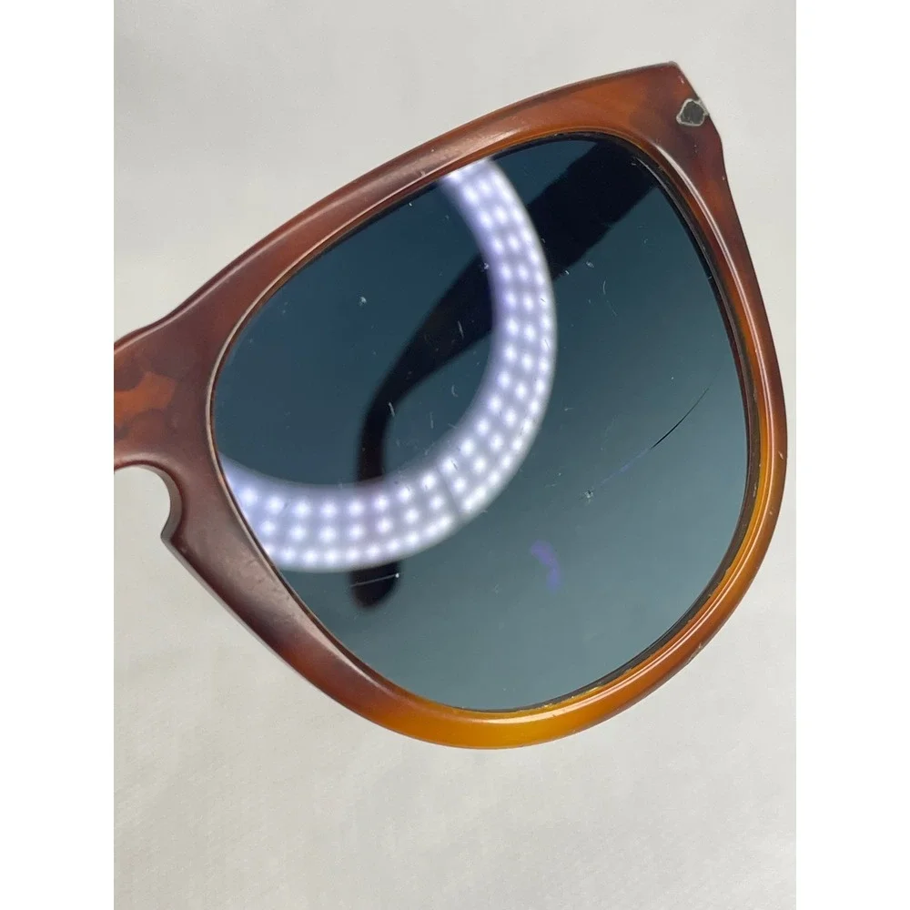Persol Terra di Siena Polarized Sunglasses Handmade Italy Brown Cream 54[]20-145